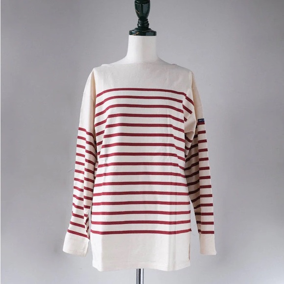 Saint James Tops - RARE Vintage Saint James Naval II Stripe Sailor Top Unisex